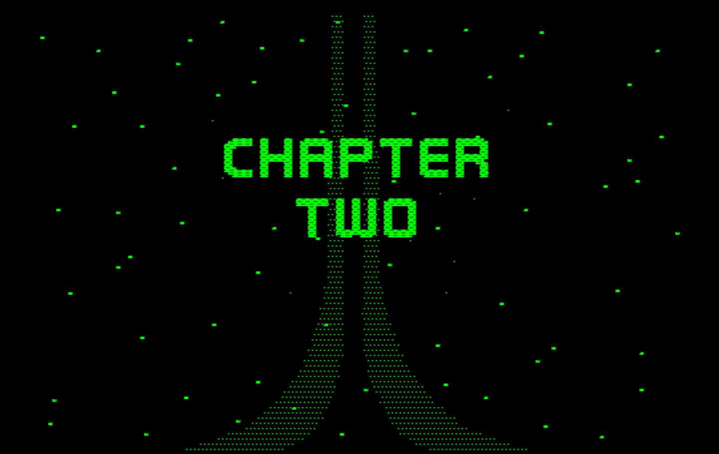 Space Quest II: Chapter II - Vohaul's Revenge IBM PC/Compatibles Screenshot: Chapter Two...