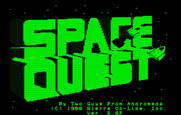 Space Quest II: Chapter II - Vohaul's Revenge for IBM PC/Compatibles - Title screen.