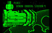 Space Quest II: Chapter II - Vohaul's Revenge for IBM PC/Compatibles - Arriving at Xenon Orbital Station 4...