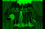 Space Quest II: Chapter II - Vohaul's Revenge for IBM PC/Compatibles - That giant creature on the right looks dangerous...
