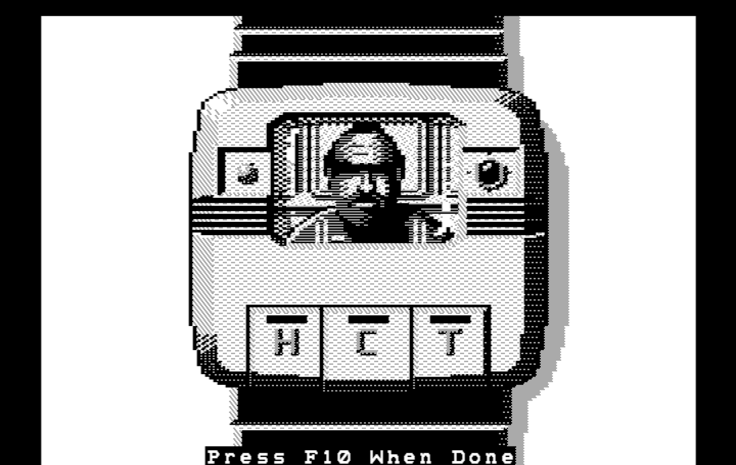 Space Quest II: Chapter II - Vohaul's Revenge IBM PC/Compatibles Screenshot: Your boss is calling...