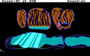 Space Quest II: Chapter II - Vohaul's Revenge for IBM PC/Compatibles - Found something glowing in this cave.