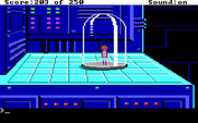 Space Quest II: Chapter II - Vohaul's Revenge for IBM PC/Compatibles - Roger is trapped.