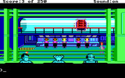 Space Quest II: Chapter II - Vohaul's Revenge for IBM PC/Compatibles - The station control center.