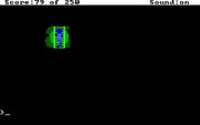 Space Quest II: Chapter II - Vohaul's Revenge for IBM PC/Compatibles - Navigating a dark cavern.