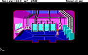 Space Quest II: Chapter II - Vohaul's Revenge for IBM PC/Compatibles - This bathroom looks busy.