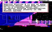 Space Quest II: Chapter II - Vohaul's Revenge for IBM PC/Compatibles - The start of the game.