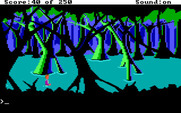 Space Quest II: Chapter II - Vohaul's Revenge for IBM PC/Compatibles - Don't sink into the swamp...