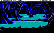 Space Quest II: Chapter II - Vohaul's Revenge for IBM PC/Compatibles - Hmm, which river path to follow?