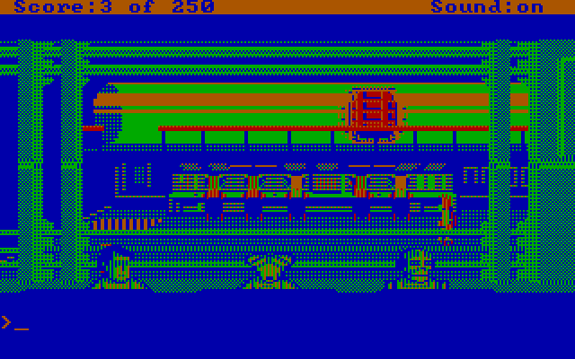 Space Quest II: Chapter II - Vohaul's Revenge IBM PC/Compatibles Screenshot: The control room.