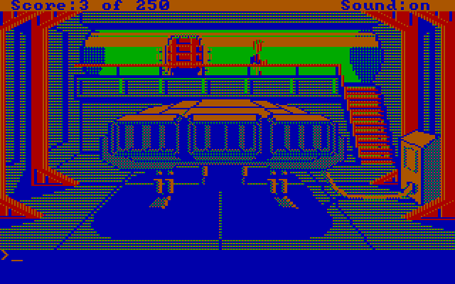 Space Quest II: Chapter II - Vohaul's Revenge IBM PC/Compatibles Screenshot: Anything suspect about this ship?