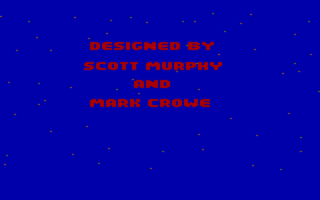 Space Quest II: Chapter II - Vohaul's Revenge IBM PC/Compatibles Screenshot: Part of the credits sequence.