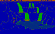 Space Quest II: Chapter II - Vohaul's Revenge for IBM PC/Compatibles - There are numerous waterfalls here...