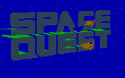 Space Quest II: Chapter II - Vohaul's Revenge for IBM PC/Compatibles - Title screen.