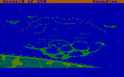 Space Quest II: Chapter II - Vohaul's Revenge for IBM PC/Compatibles - Leaving Vohaul's asteroid.