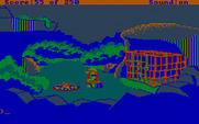 Space Quest II: Chapter II - Vohaul's Revenge for IBM PC/Compatibles - Trapped in a cage.