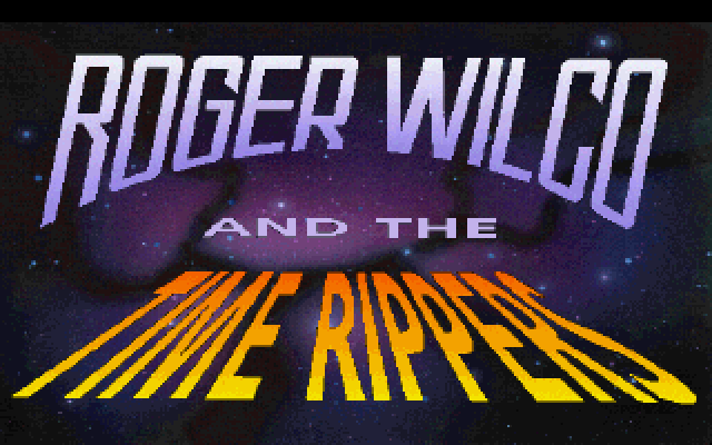 Space Quest IV: Roger Wilco and the Time Rippers IBM PC/Compatibles Screenshot: Title screen 2.