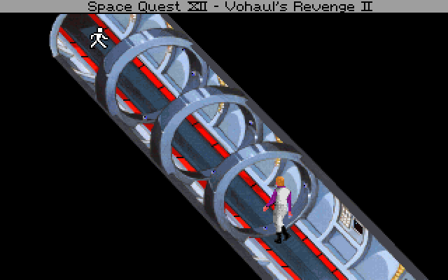 Space Quest IV: Roger Wilco and the Time Rippers IBM PC/Compatibles Screenshot: Another corridor?