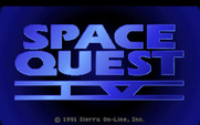 Space Quest IV: Roger Wilco and the Time Rippers for IBM PC/Compatibles - Title screen 1.