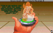 Space Quest IV: Roger Wilco and the Time Rippers for IBM PC/Compatibles - Hologram of Roger's future wife...