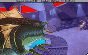 Space Quest IV: Roger Wilco and the Time Rippers for IBM PC/Compatibles - It's a giant sea slug!