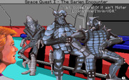 Space Quest IV: Roger Wilco and the Time Rippers for IBM PC/Compatibles - These guys aren't friendly...