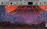 Space Quest IV: Roger Wilco and the Time Rippers for IBM PC/Compatibles - A menu appears to allow you to select a different icon.
