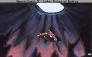 Space Quest IV: Roger Wilco and the Time Rippers for IBM PC/Compatibles - Leaving the fortress..