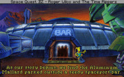 Space Quest IV: Roger Wilco and the Time Rippers for IBM PC/Compatibles - Roger has a moment to relax in this bar.