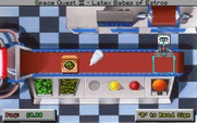 Space Quest IV: Roger Wilco and the Time Rippers for IBM PC/Compatibles - Roger makes some burgers to get money...