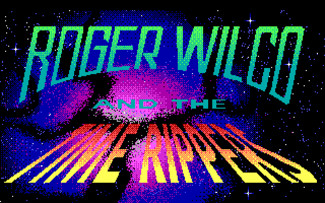 Space Quest IV: Roger Wilco and the Time Rippers IBM PC/Compatibles Screenshot: Title screen 2.