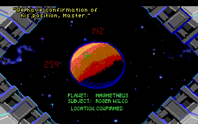 Space Quest IV: Roger Wilco and the Time Rippers IBM PC/Compatibles Screenshot: As usual, Roger is in trouble...