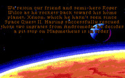 Space Quest IV: Roger Wilco and the Time Rippers for IBM PC/Compatibles - Our story so far....