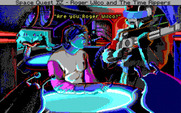 Space Quest IV: Roger Wilco and the Time Rippers for IBM PC/Compatibles - Roger might be in trouble.