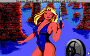Space Quest IV: Roger Wilco and the Time Rippers for IBM PC/Compatibles - Seems like no one is ever happy to see Roger...