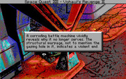 Space Quest IV: Roger Wilco and the Time Rippers for IBM PC/Compatibles - Use the eye icon to examine things.