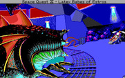 Space Quest IV: Roger Wilco and the Time Rippers for IBM PC/Compatibles - It's a giant sea slug!