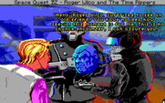 Space Quest IV: Roger Wilco and the Time Rippers for IBM PC/Compatibles - As usual, Roger is in trouble.