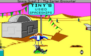 Space Quest IV: Roger Wilco and the Time Rippers for IBM PC/Compatibles - Bikers chase Roger...