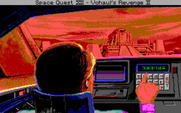 Space Quest IV: Roger Wilco and the Time Rippers for IBM PC/Compatibles - Enter some coordinates to travel in time...