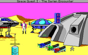 Space Quest IV: Roger Wilco and the Time Rippers for IBM PC/Compatibles - Arrived in the past...look familiar?