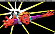 Space Quest IV: Roger Wilco and the Time Rippers for IBM PC/Compatibles - Roger jumps into a shimmering hole, and this happens...