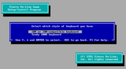 Space Quest IV: Roger Wilco and the Time Rippers for IBM PC/Compatibles - Different keyboard types are supported (EGA)