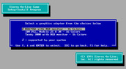Space Quest IV: Roger Wilco and the Time Rippers for IBM PC/Compatibles - Selecting a video mode in the 16 color version (EGA)