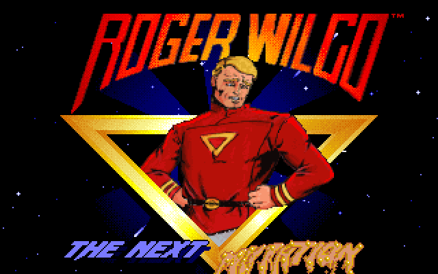 Space Quest V: The Next Mutation IBM PC/Compatibles Screenshot: Title screen 2.