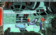 Space Quest V: The Next Mutation for IBM PC/Compatibles - One of the rooms on the Eureka.