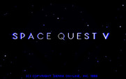 Space Quest V: The Next Mutation for IBM PC/Compatibles - Title screen 1.