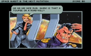 Space Quest V: The Next Mutation for IBM PC/Compatibles - A few characters in a cut scene.