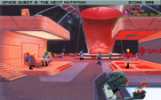 Space Quest V: The Next Mutation for IBM PC/Compatibles - At the space bar.