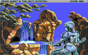 Space Quest V: The Next Mutation for IBM PC/Compatibles - The female android is closing in...